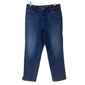 Chico’s Jeans Platinum Crop High Rise Dark Wash Chico’s Size 1 - Women's Size 8